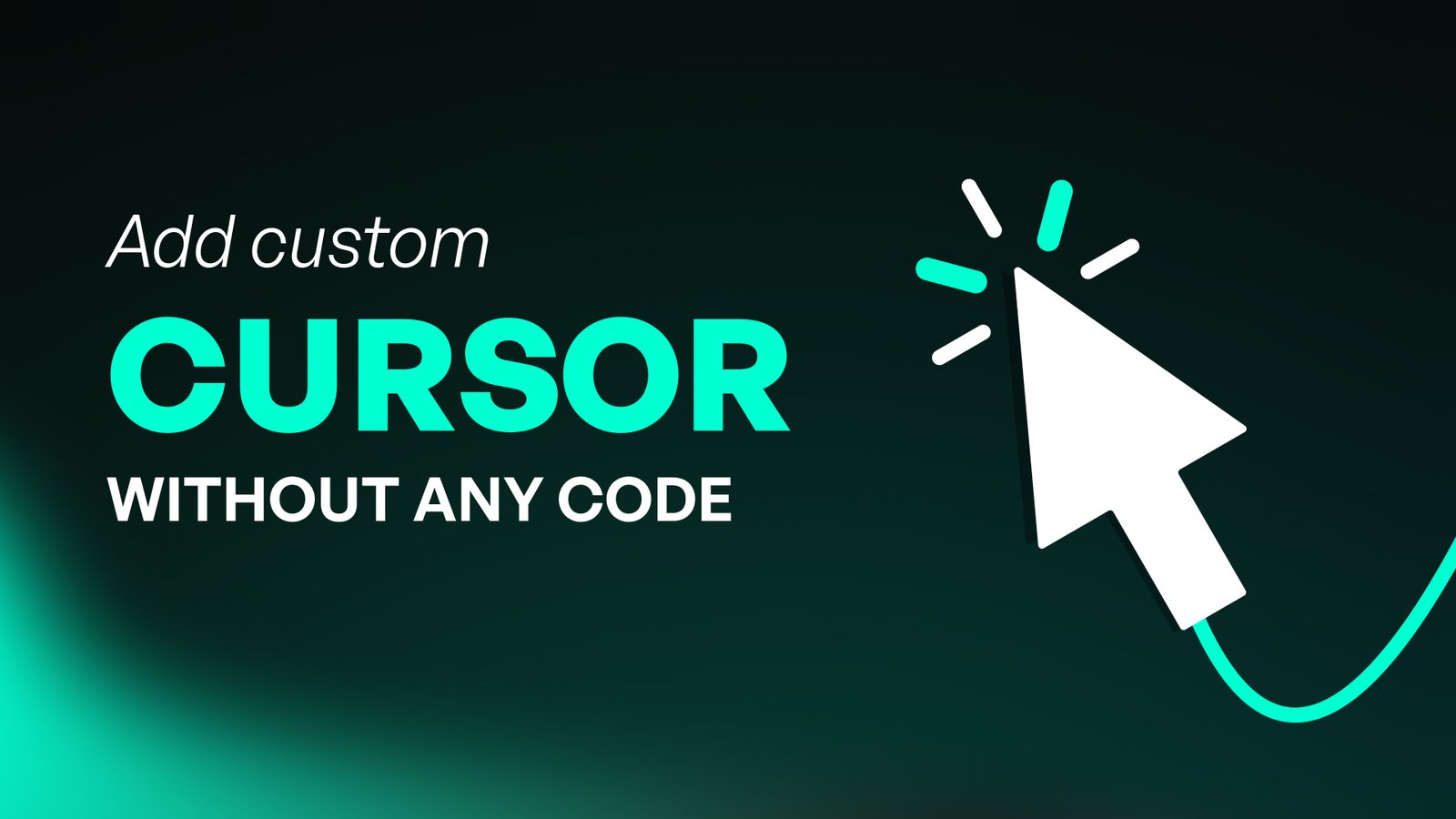 Add custom mouse cursor in WordPress (no-code)