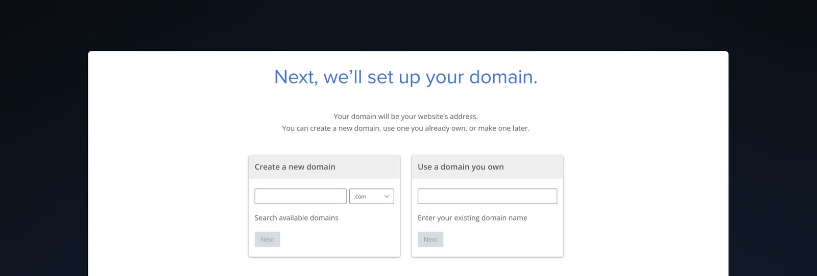 Domain creation in Bluehost