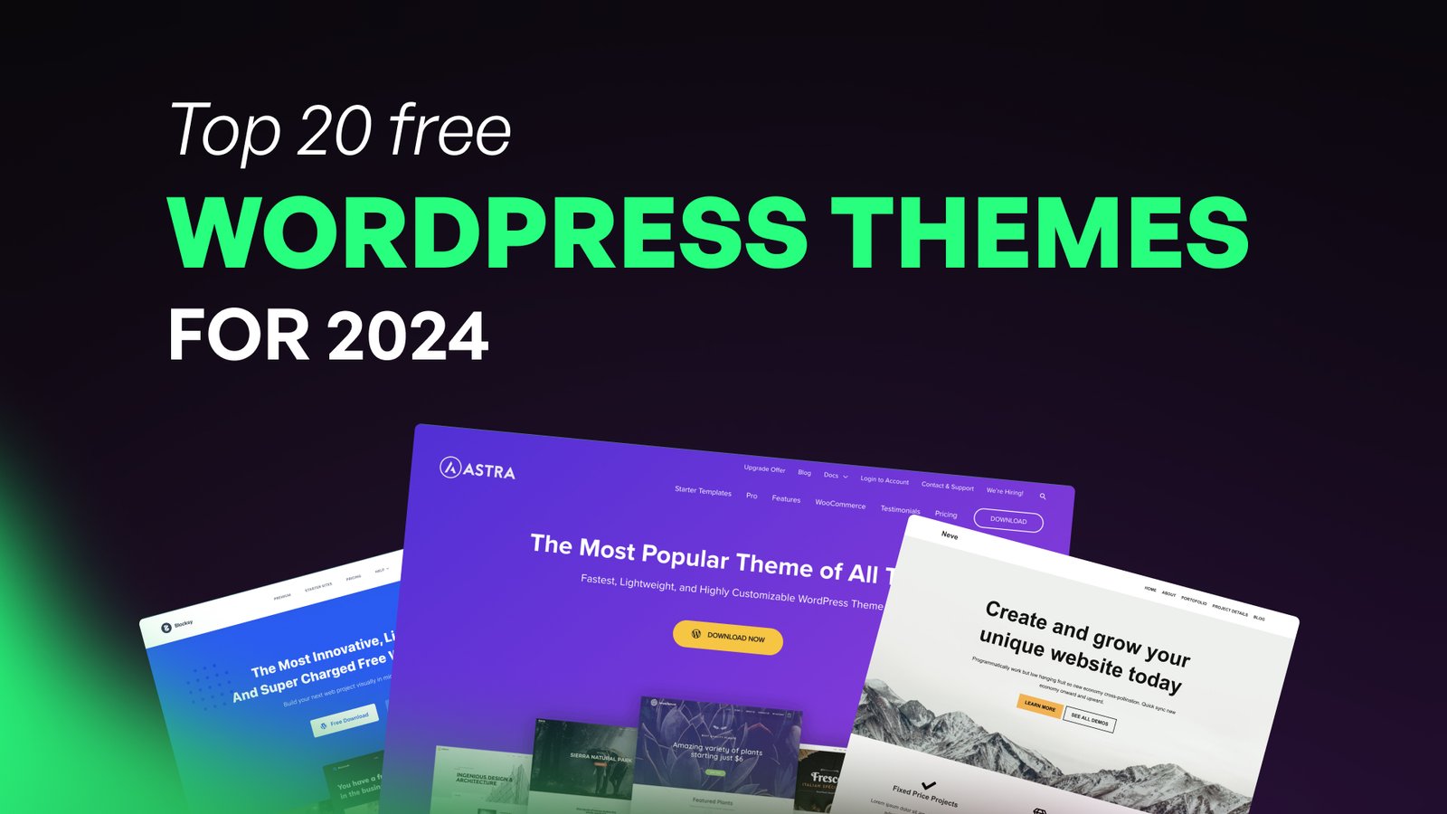 Free WordPress Themes: Top 20 for 2024